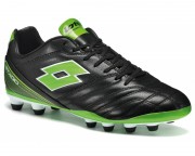 Бутсы Lotto STADIO 300 FG (S3955) BLACK/MINT FLUO фото